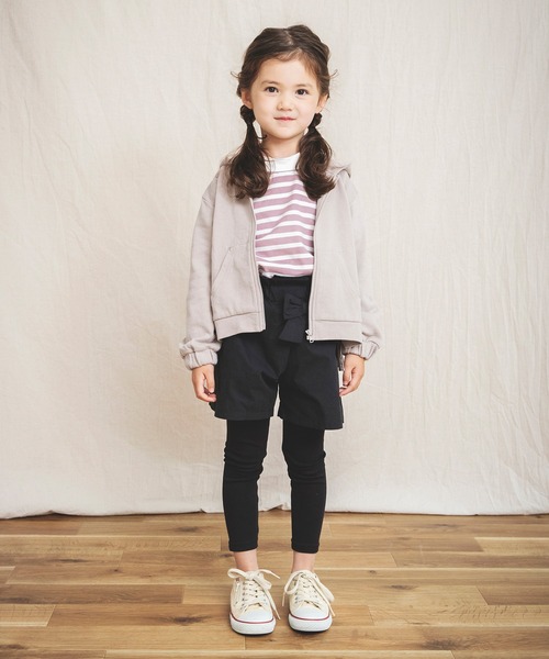 BRANSHES（ブランシェス）の「バックフリル長袖パーカー（パーカー・キッズ・ラベンダー/ベージュ・100cm/110cm/120cm/130cm/90cm/140cm/150cm）」の7枚目の写真