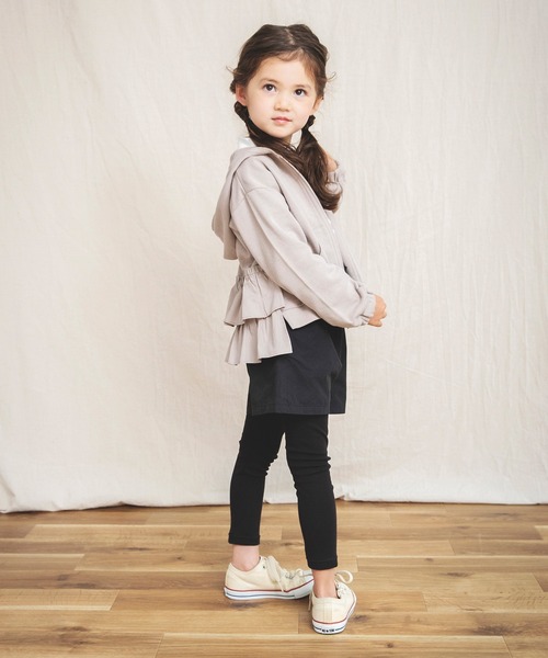 BRANSHES（ブランシェス）の「バックフリル長袖パーカー（パーカー・キッズ・ラベンダー/ベージュ・100cm/110cm/120cm/130cm/90cm/140cm/150cm）」の11枚目の写真