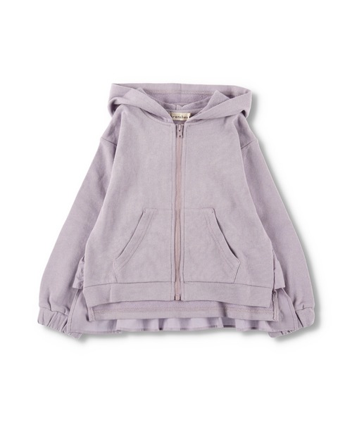 BRANSHES（ブランシェス）の「バックフリル長袖パーカー（パーカー・キッズ・ラベンダー/ベージュ・100cm/110cm/120cm/130cm/90cm/140cm/150cm）」の18枚目の写真