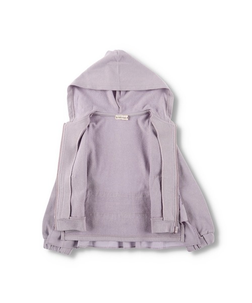 BRANSHES（ブランシェス）の「バックフリル長袖パーカー（パーカー・キッズ・ラベンダー/ベージュ・100cm/110cm/120cm/130cm/90cm/140cm/150cm）」の10枚目の写真