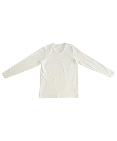 antiqua(アンティカ)の「VネックヒートロンT(Tシャツ/カットソー・メンズ・ホワイト系その他/ブラック系その他・M/L/L/XL)」の3枚目の写真