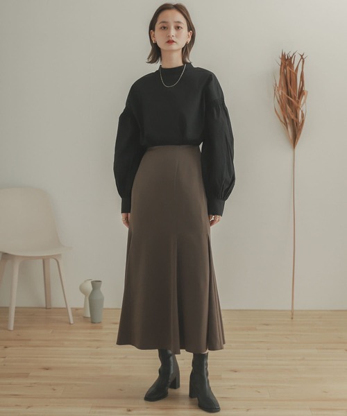 SENSE OF PLACE by URBAN RESEARCH(センスオブプレイスバイアーバンリサーチ)の「ボリュームパフスリーブブラウス(シャツ/ブラウス・レディース・ライトカーキ/アイボリー/ブラック・ONE)」の17枚目の写真