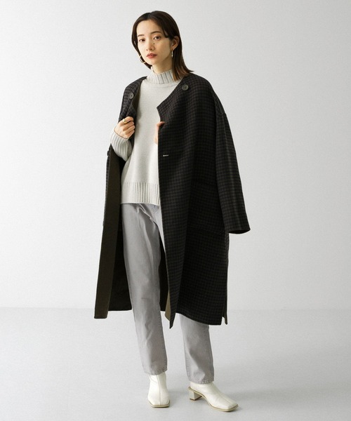 KBF（ケイビーエフ）の「【WEB/一部店舗限定】ウォッシャブルワイドハイネックニット（ニット/セーター・レディース・グレー系その他/ブルー系その他/カーキ/ブラック・ONE）」の19枚目の写真