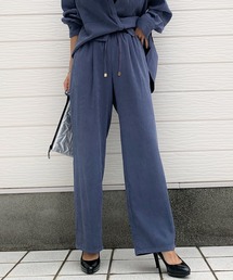 Q | ピーチツイルリラックスパンツ(その他パンツ)