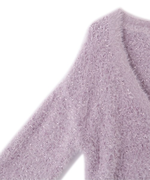 PROPORTION BODY DRESSING（プロポーションボディドレッシング）の「＜Ｅ＞フラッグヤーンカーディガン / 1211277002（ニット/セーター・レディース・グレー/パープル・FREE）」の11枚目の写真