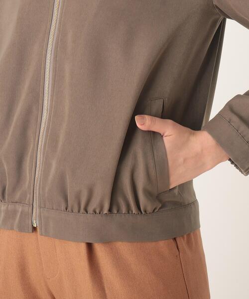 DRESKIP(ドレスキップ)の「◆Vネックギャザーブルゾン(ブルゾン・レディース・ブラック/サンドベージュ/ブラウン系その他2・02/03/04)」の11枚目の写真