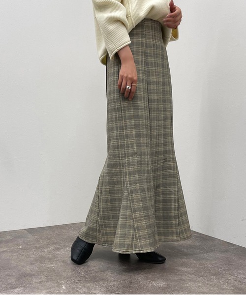 apres jour mignon（アプレジュールミニョン）の「アソートチェックマーメイドスカート【ZOZOTOWN限定アイテム】【9PO】（スカート・レディース・ネイビー/その他/ブラック系その他/ブラウン系その他/グリーン系その他・SMALL/MEDIUM/X-LARGE）」の21枚目の写真