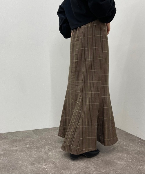 セール】アソートチェックマーメイドスカート【ZOZOTOWN限定アイテム