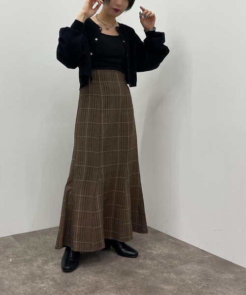 apres jour mignon（アプレジュールミニョン）の「アソートチェックマーメイドスカート【ZOZOTOWN限定アイテム】【9PO】（スカート・レディース・ネイビー/その他/ブラック系その他/ブラウン系その他/グリーン系その他・SMALL/MEDIUM/X-LARGE）」の17枚目の写真