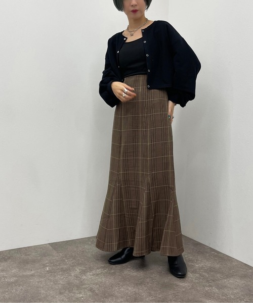 セール】アソートチェックマーメイドスカート【ZOZOTOWN限定アイテム