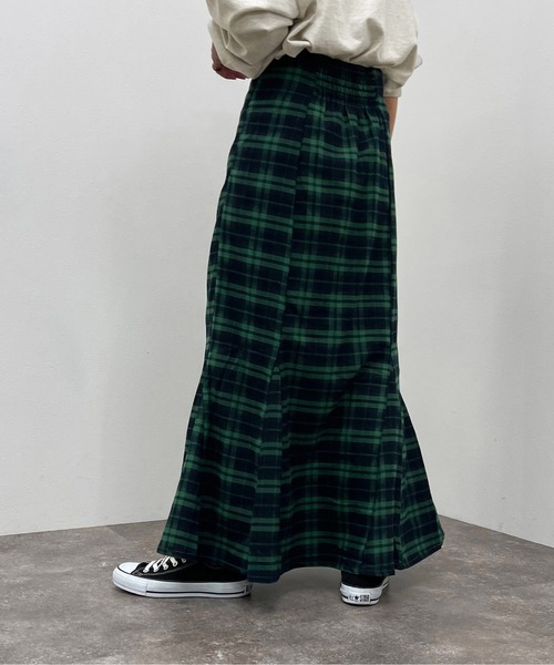 apres jour mignon（アプレジュールミニョン）の「アソートチェックマーメイドスカート【ZOZOTOWN限定アイテム】【9PO】（スカート・レディース・ネイビー/その他/ブラック系その他/ブラウン系その他/グリーン系その他・SMALL/MEDIUM/X-LARGE）」の13枚目の写真