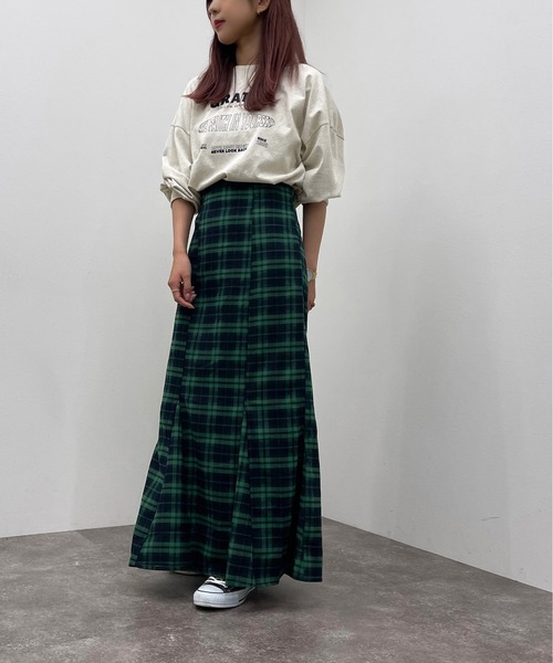 apres jour mignon（アプレジュールミニョン）の「アソートチェックマーメイドスカート【ZOZOTOWN限定アイテム】【9PO】（スカート・レディース・ネイビー/その他/ブラック系その他/ブラウン系その他/グリーン系その他・SMALL/MEDIUM/X-LARGE）」の18枚目の写真