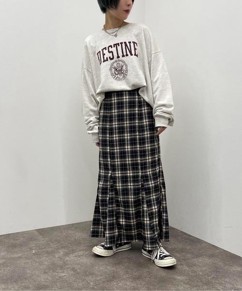 apres jour mignon（アプレジュールミニョン）の「アソートチェックマーメイドスカート【ZOZOTOWN限定アイテム】【9PO】（スカート・レディース・ネイビー/その他/ブラック系その他/ブラウン系その他/グリーン系その他・SMALL/MEDIUM/X-LARGE）」の14枚目の写真