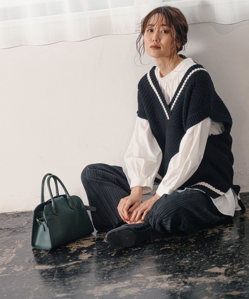 GLOBAL WORK（グローバルワーク）の「2WAYベルトショルダー/237214（ショルダーバッグ・レディース・ブラック/オフホワイト/カーキ・FREE）」の14枚目の写真