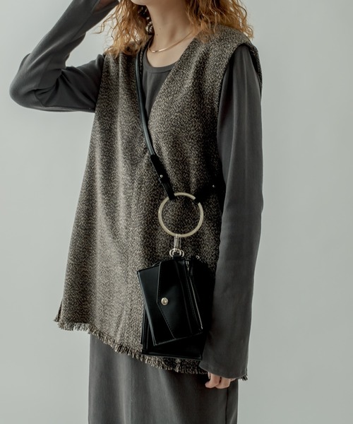 mystic（ミスティック）の「マルチWAYチャームBAG（ショルダーバッグ・レディース・ブラック/ベージュ/グリーン・ONE SIZE）」の12枚目の写真