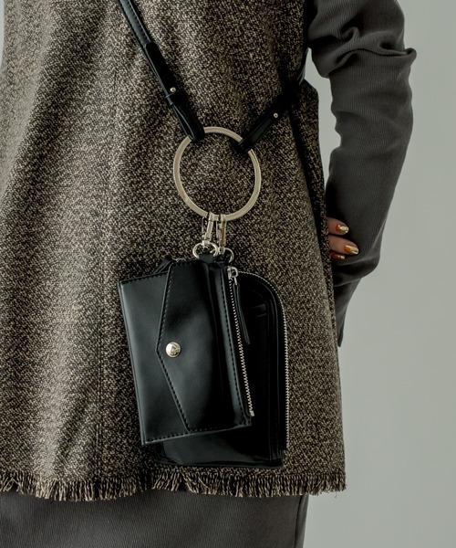 mystic（ミスティック）の「マルチWAYチャームBAG（ショルダーバッグ・レディース・ブラック/ベージュ/グリーン・ONE SIZE）」の18枚目の写真