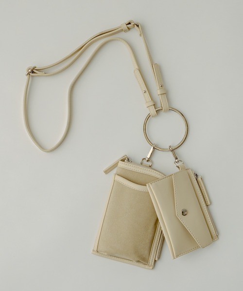 mystic（ミスティック）の「マルチWAYチャームBAG（ショルダーバッグ・レディース・ブラック/ベージュ/グリーン・ONE SIZE）」の19枚目の写真