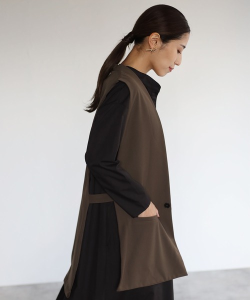 ＊タグ有 TOUJIURS ストリング ジレ トゥジュー カシュクール ベスト タグ有 TOUJIURS ストリング ジレ トゥジュー カシュクール