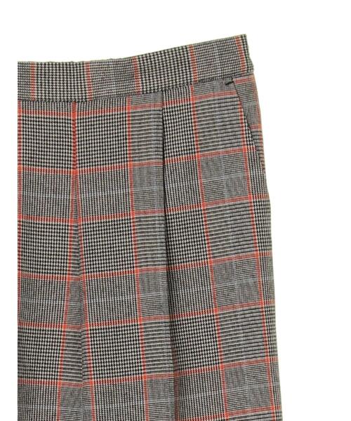 Green Parks(グリーンパークス)の「変形ウィンドペンチェックストレートパンツ*(その他パンツ・レディース・ブラック/ブラウン・FREE)」の22枚目の写真