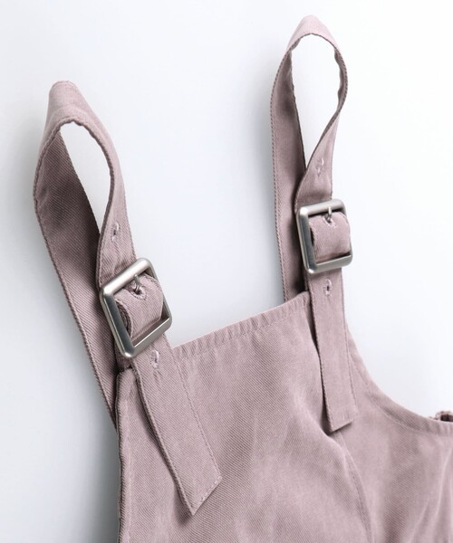 BRANSHES（ブランシェス）の「アシンメトリーデザインジャンパースカート（ジャンパースカート・キッズ・ピンクベージュ/チャコールグレー・110/140/120/150/100/130/90）」の3枚目の写真