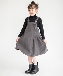 BRANSHES | アシンメトリーデザインジャンパースカート(ジャンパースカート)