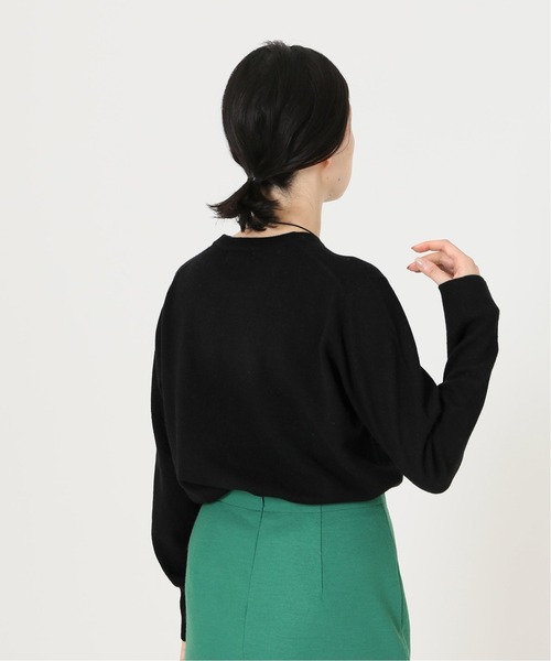 journal standard L'essage（ジャーナルスタンダードレサージュ）の「カシミヤ100 クルーネックプルオーバー◆（ニット/セーター・レディース・ホワイト/ブラック/ブラウン・フリー）」の9枚目の写真