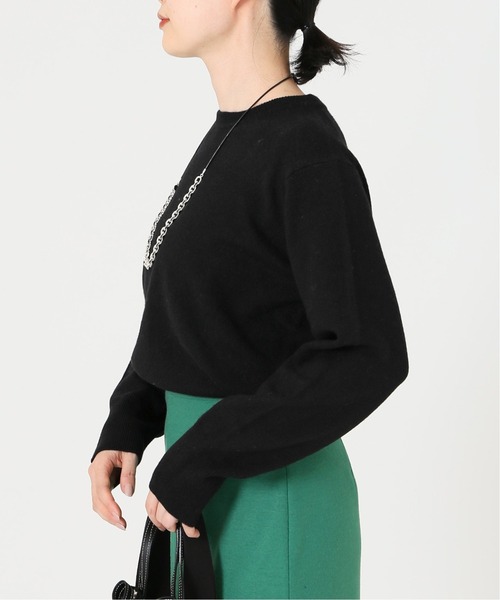journal standard L'essage（ジャーナルスタンダードレサージュ）の「カシミヤ100 クルーネックプルオーバー◆（ニット/セーター・レディース・ホワイト/ブラック/ブラウン・フリー）」の18枚目の写真