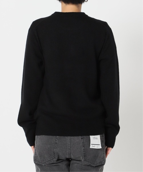 journal standard L'essage（ジャーナルスタンダードレサージュ）の「カシミヤ100 クルーネックプルオーバー◆（ニット/セーター・レディース・ホワイト/ブラック/ブラウン・フリー）」の6枚目の写真