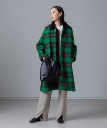 collex | チェックシャギー中綿コート(その他アウター)