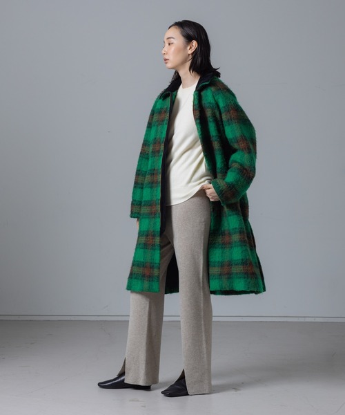 collex(コレックス)の「チェックシャギー中綿コート(その他アウター・レディース・チェック・フリー)」の13枚目の写真
