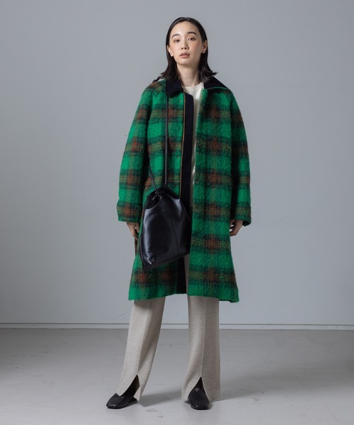 collex(コレックス)の「チェックシャギー中綿コート(その他アウター・レディース・チェック・フリー)」の16枚目の写真