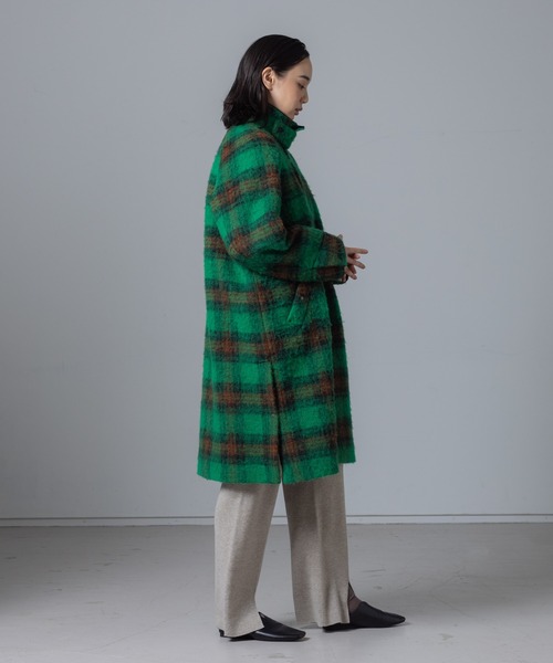 collex(コレックス)の「チェックシャギー中綿コート(その他アウター・レディース・チェック・フリー)」の6枚目の写真