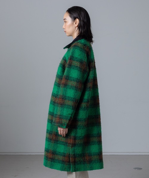 collex(コレックス)の「チェックシャギー中綿コート(その他アウター・レディース・チェック・フリー)」の14枚目の写真