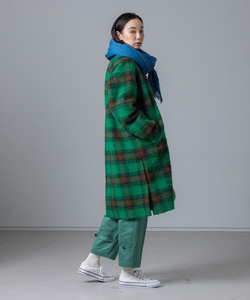 collex(コレックス)の「チェックシャギー中綿コート(その他アウター・レディース・チェック・フリー)」の9枚目の写真