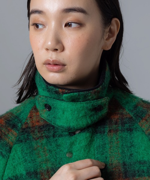 collex(コレックス)の「チェックシャギー中綿コート(その他アウター・レディース・チェック・フリー)」の7枚目の写真