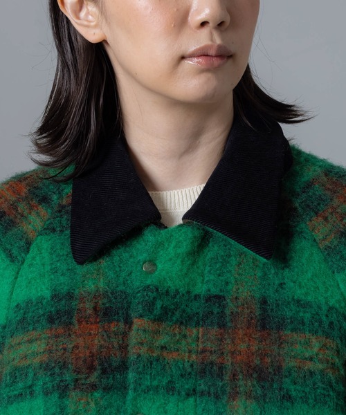 collex(コレックス)の「チェックシャギー中綿コート(その他アウター・レディース・チェック・フリー)」の4枚目の写真