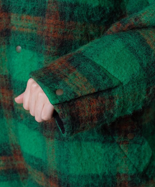 collex(コレックス)の「チェックシャギー中綿コート(その他アウター・レディース・チェック・フリー)」の12枚目の写真