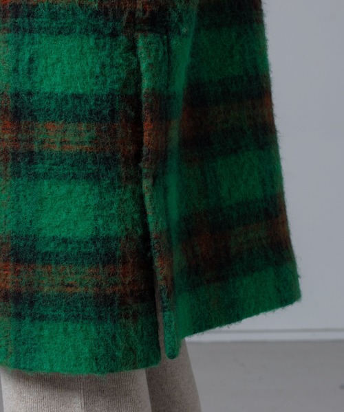 collex(コレックス)の「チェックシャギー中綿コート(その他アウター・レディース・チェック・フリー)」の21枚目の写真