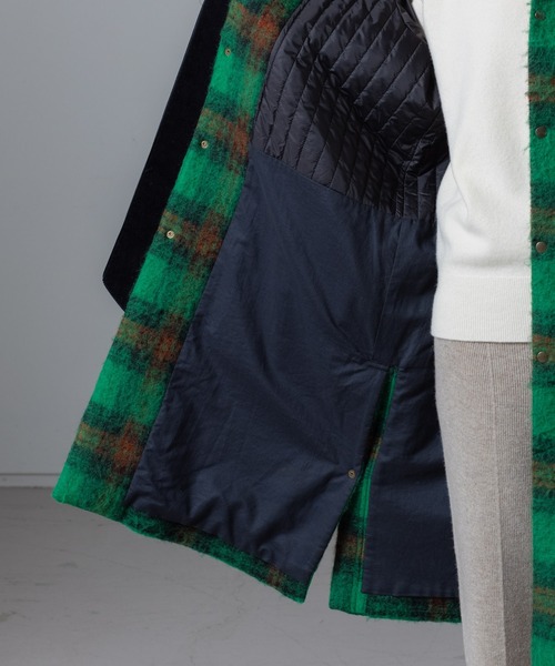 collex(コレックス)の「チェックシャギー中綿コート(その他アウター・レディース・チェック・フリー)」の8枚目の写真