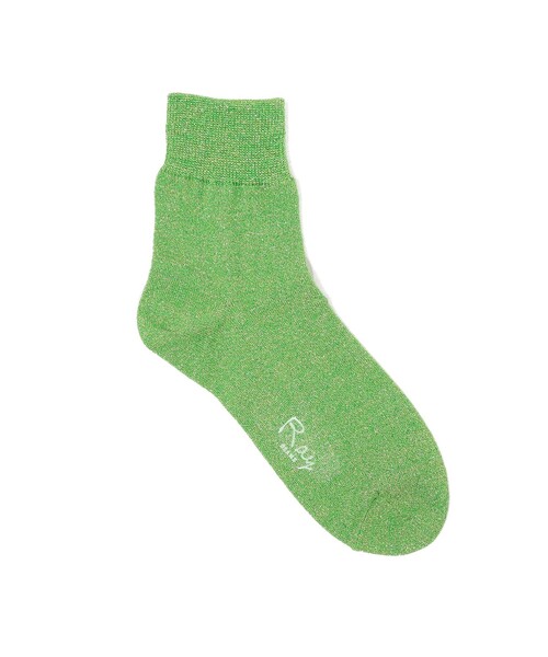 Ray BEAMS（レイビームス）の「Ray BEAMS / グリッター ラメ ソックス（ソックス/靴下・レディース・グリーン/シルバー/ゴールド/パープル/ライトブルー/ピンク/イエロー/ブルー/オレンジ/ミント・ONE SIZE）」の15枚目の写真