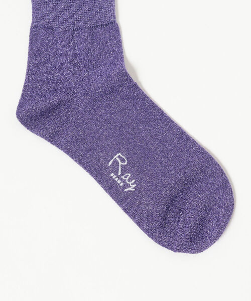 Ray BEAMS（レイビームス）の「Ray BEAMS / グリッター ラメ ソックス（ソックス/靴下・レディース・グリーン/シルバー/ゴールド/パープル/ライトブルー/ピンク/イエロー/ブルー/オレンジ/ミント・ONE SIZE）」の17枚目の写真