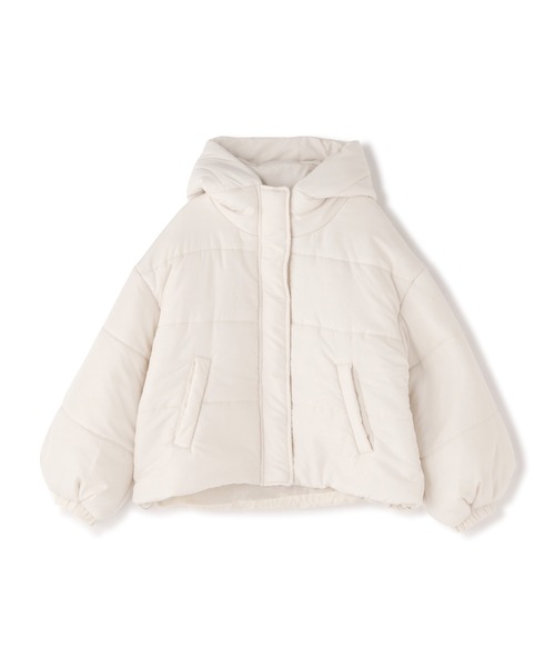 FREE'S MART（フリーズマート）の「【Sシリーズ対応】中綿ボリュームスリーブショートブルゾン（ブルゾン・レディース・ブラック/ベージュ/ホワイト・MEDIUM/SMALL）」の19枚目の写真