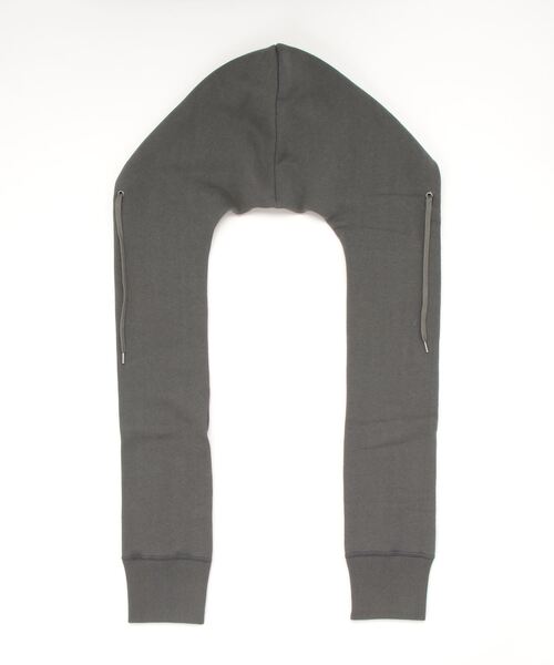 scye フードスカーフ　新品ダークグレー未使用 Scye（サイ）の「Scye/サイ フーディ―スカーフ HOODIE SCARF
