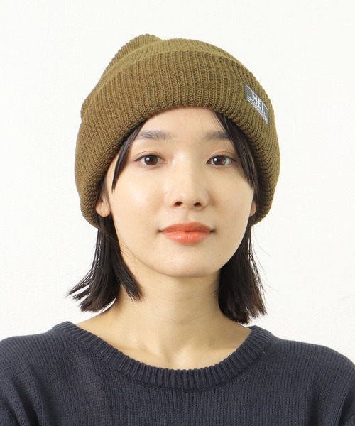 MEI(メイ)の「【 MEI / メイ 】マイクロ アゼ ワッチ ニットキャップ ニット帽(ニットキャップ/ビーニー・メンズ・オリーブドラブ/ブラック/ブラウン/ネイビー/カーキ・FREE)」の13枚目の写真