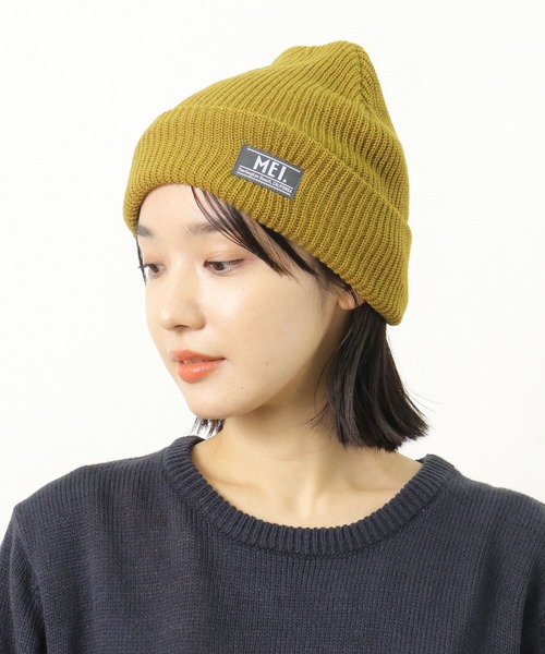 MEI(メイ)の「【 MEI / メイ 】マイクロ アゼ ワッチ ニットキャップ ニット帽(ニットキャップ/ビーニー・メンズ・オリーブドラブ/ブラック/ブラウン/ネイビー/カーキ・FREE)」の17枚目の写真
