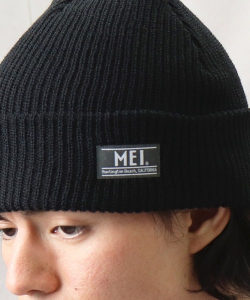 MEI(メイ)の「【 MEI / メイ 】マイクロ アゼ ワッチ ニットキャップ ニット帽(ニットキャップ/ビーニー・メンズ・オリーブドラブ/ブラック/ブラウン/ネイビー/カーキ・FREE)」の6枚目の写真