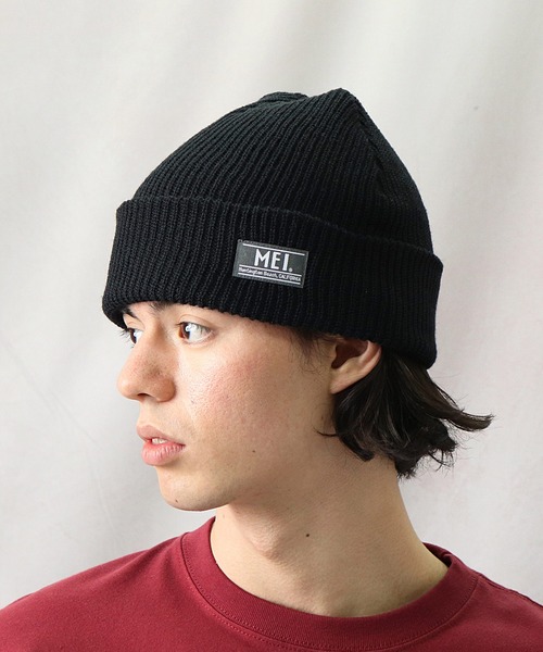MEI(メイ)の「【 MEI / メイ 】マイクロ アゼ ワッチ ニットキャップ ニット帽(ニットキャップ/ビーニー・メンズ・オリーブドラブ/ブラック/ブラウン/ネイビー/カーキ・FREE)」の8枚目の写真