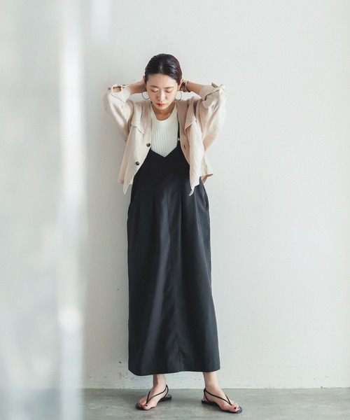 fil de fer ジャンスカ FIL DE FER（フィルデフェール）の「麻レーヨンポリツイル