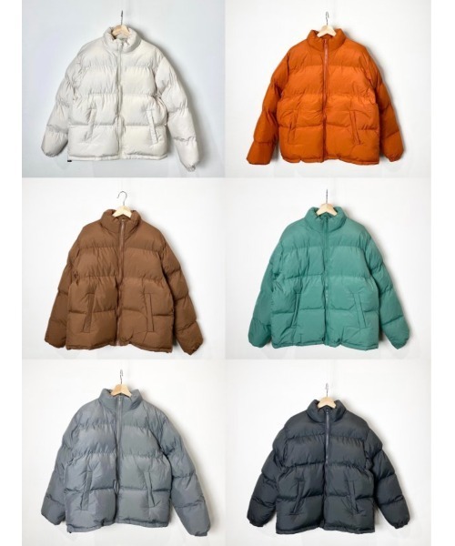 Chikashitsu +(チカシツプラス)の「【Chikashitsu +/チカシツプラス】cropped padding jacket/クロップド パディングジャケット ダウン(その他アウター・メンズ・ブラック/アイボリー・ONE SIZE)」の6枚目の写真