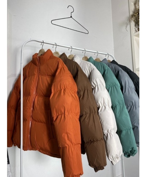 Chikashitsu +(チカシツプラス)の「【Chikashitsu +/チカシツプラス】cropped padding jacket/クロップド パディングジャケット ダウン(その他アウター・メンズ・ブラック/アイボリー・ONE SIZE)」の18枚目の写真